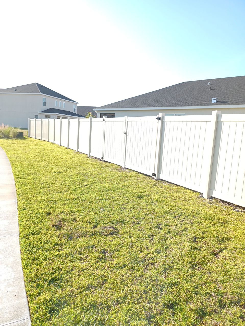 Palmetto, FL 6ft. Tall Tan Vinyl Privacy Fence  by Asap fence and gates, LLC