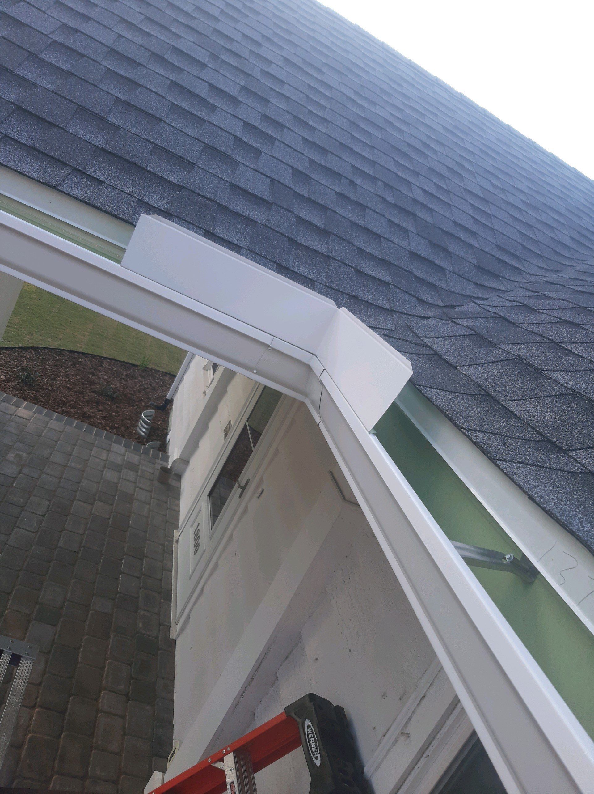 Gutter Installation using K-Style Seamless Gutters by Gutter Professors