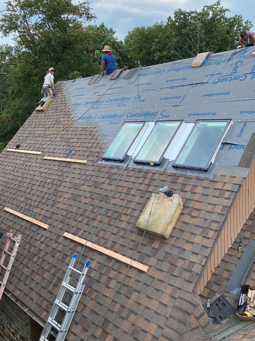 New Shingle Roof, New Skylights, New Windows, Repair T-1 11 panels by Alpha Design Services