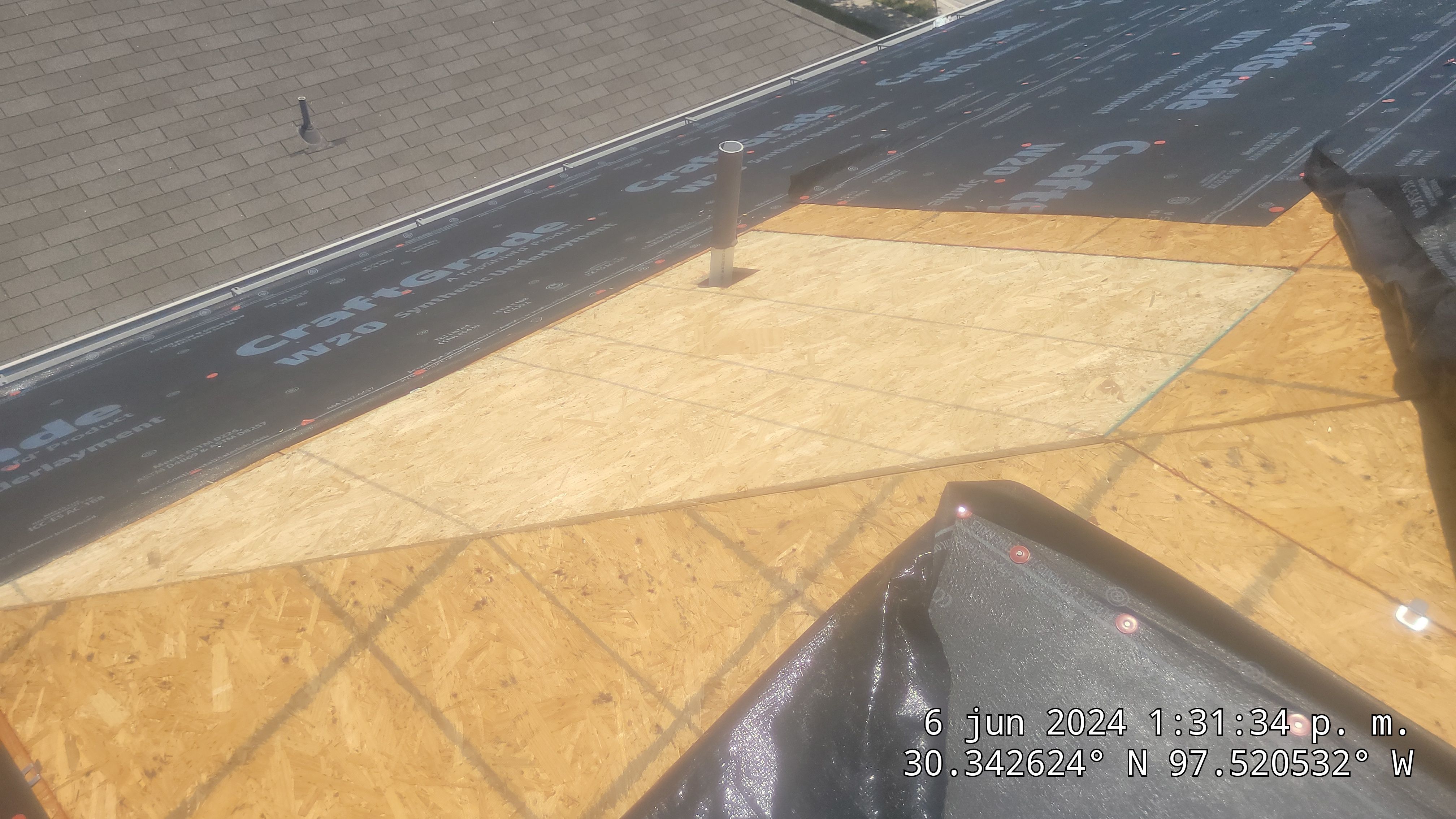 Full Roof Replacement and Hail Damage Restoration in Manor by Caliber Restoration LLC