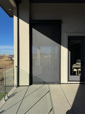 Exterior All-Weather MagnaTrack Screens Installation using Progressive MagnaTrack Screens