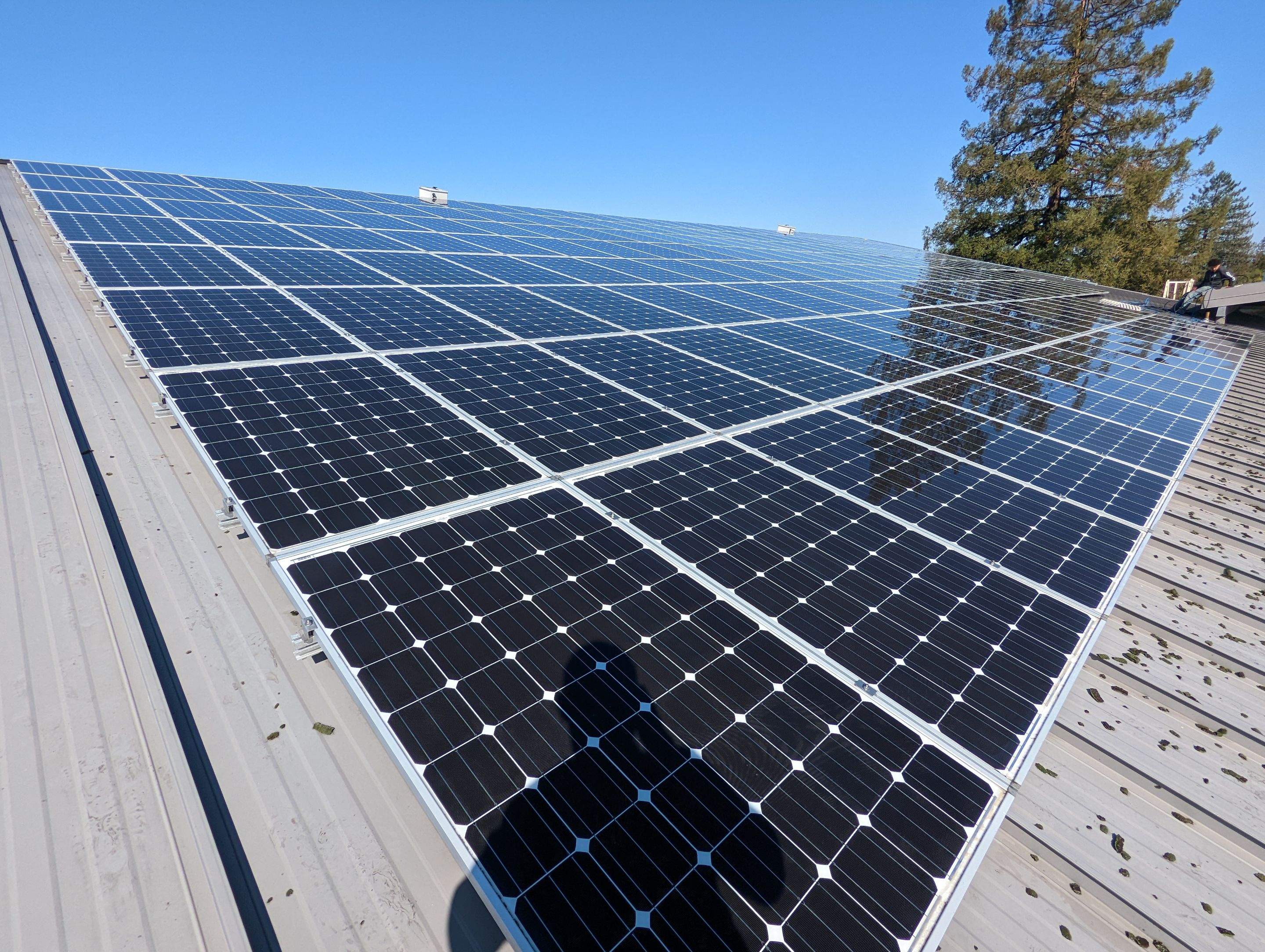 Los Alots Commercial Solar Panel Cleaning by All One Solar Shine