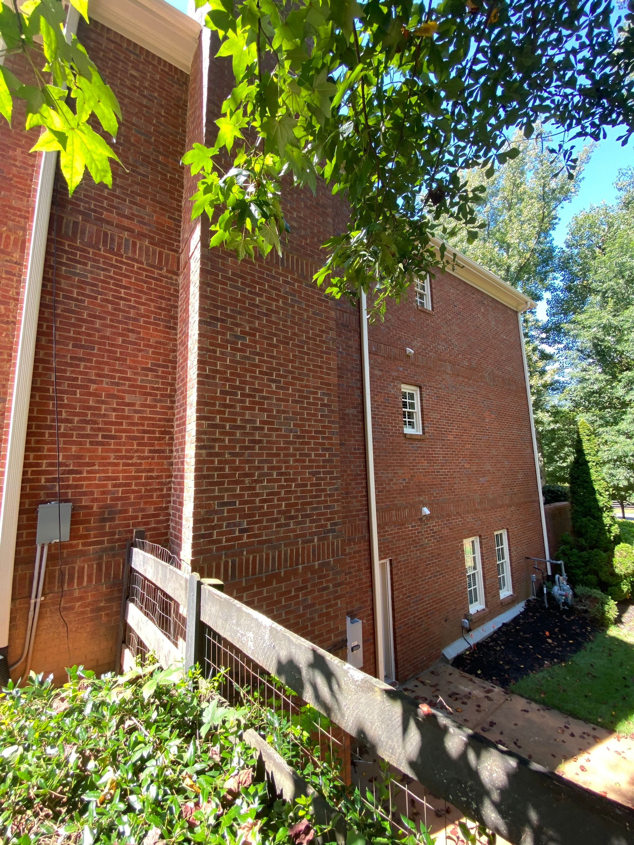 Exterior Trim and Garage Door Painting for Alpharetta Brick Home by Swift Home Renovations