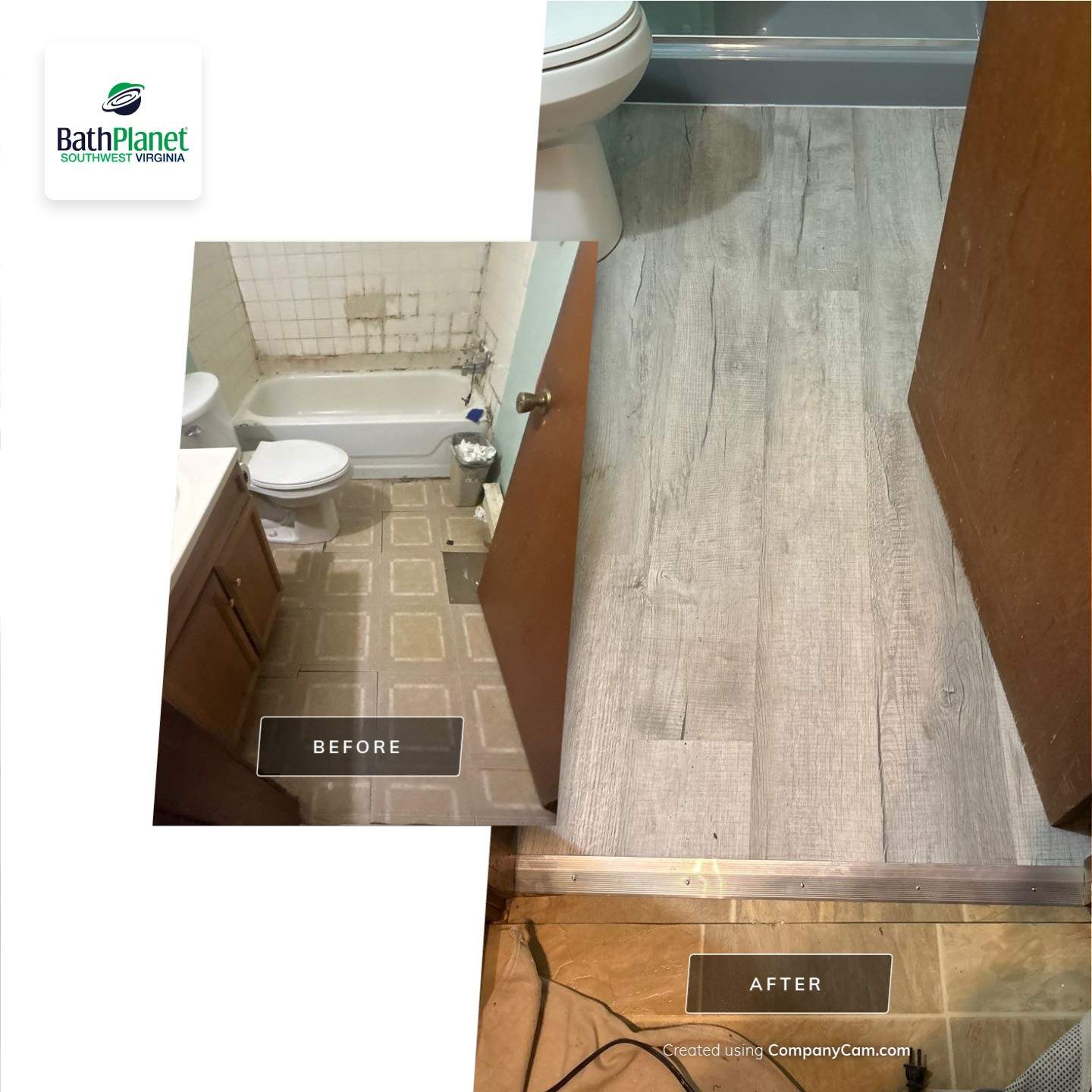 Before Vs After by BathPlanet SW Virginia