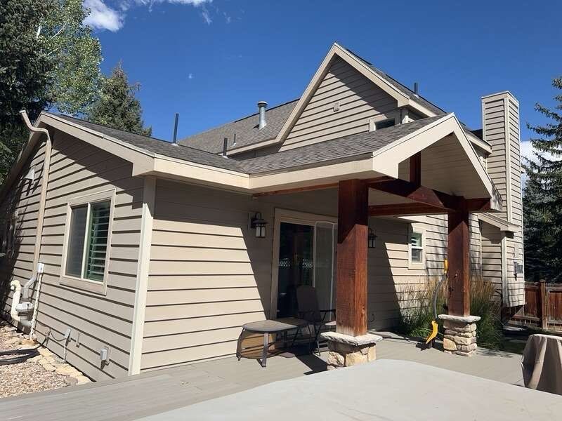 Park City | Vinyl to Hardie Conversion | Mountain Sage & Cobblestone by Ideal Siding Utah