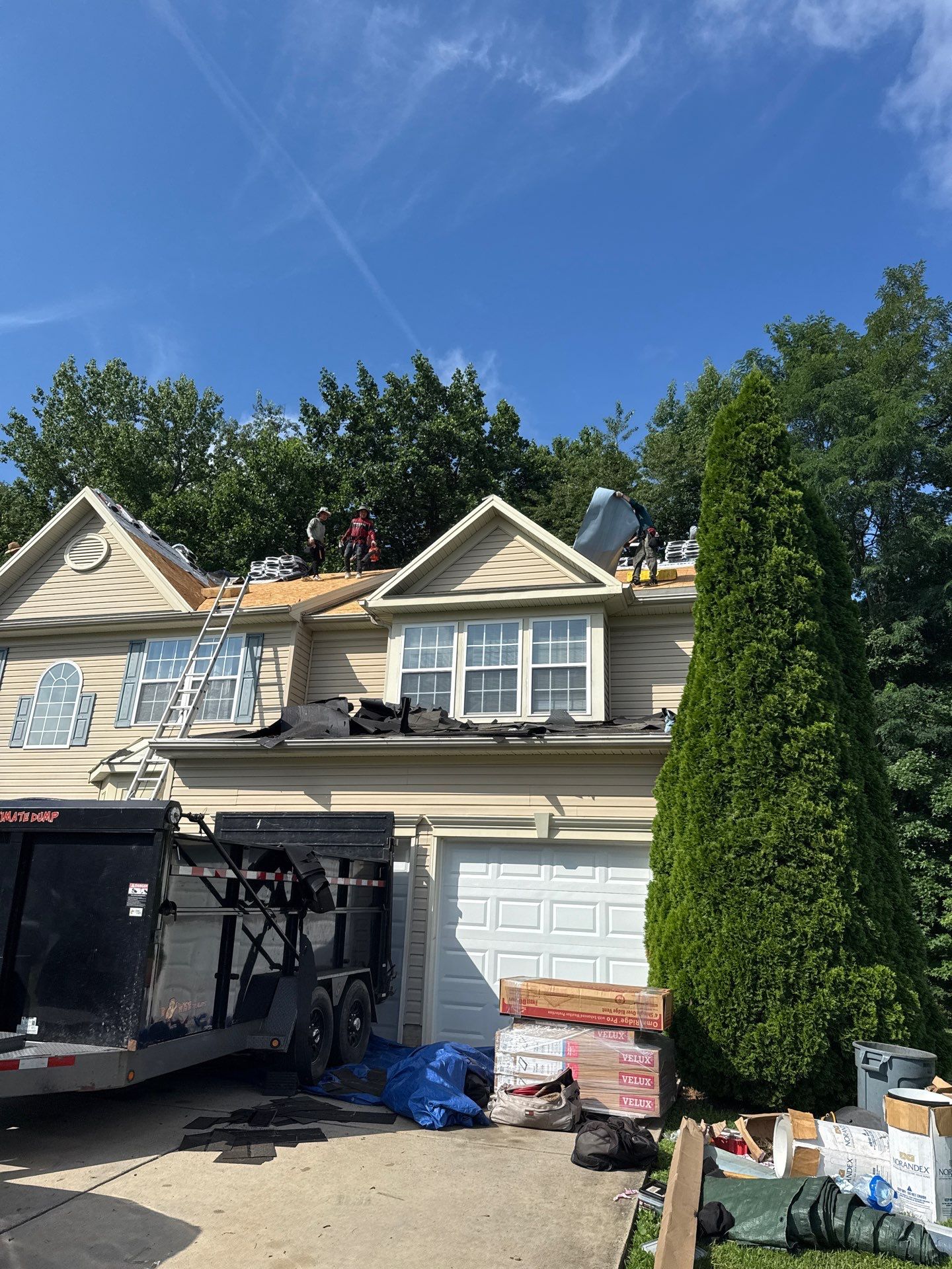 Residential Roofing Installation using GAF Timberline HDZ by Matter Roofing & Construction