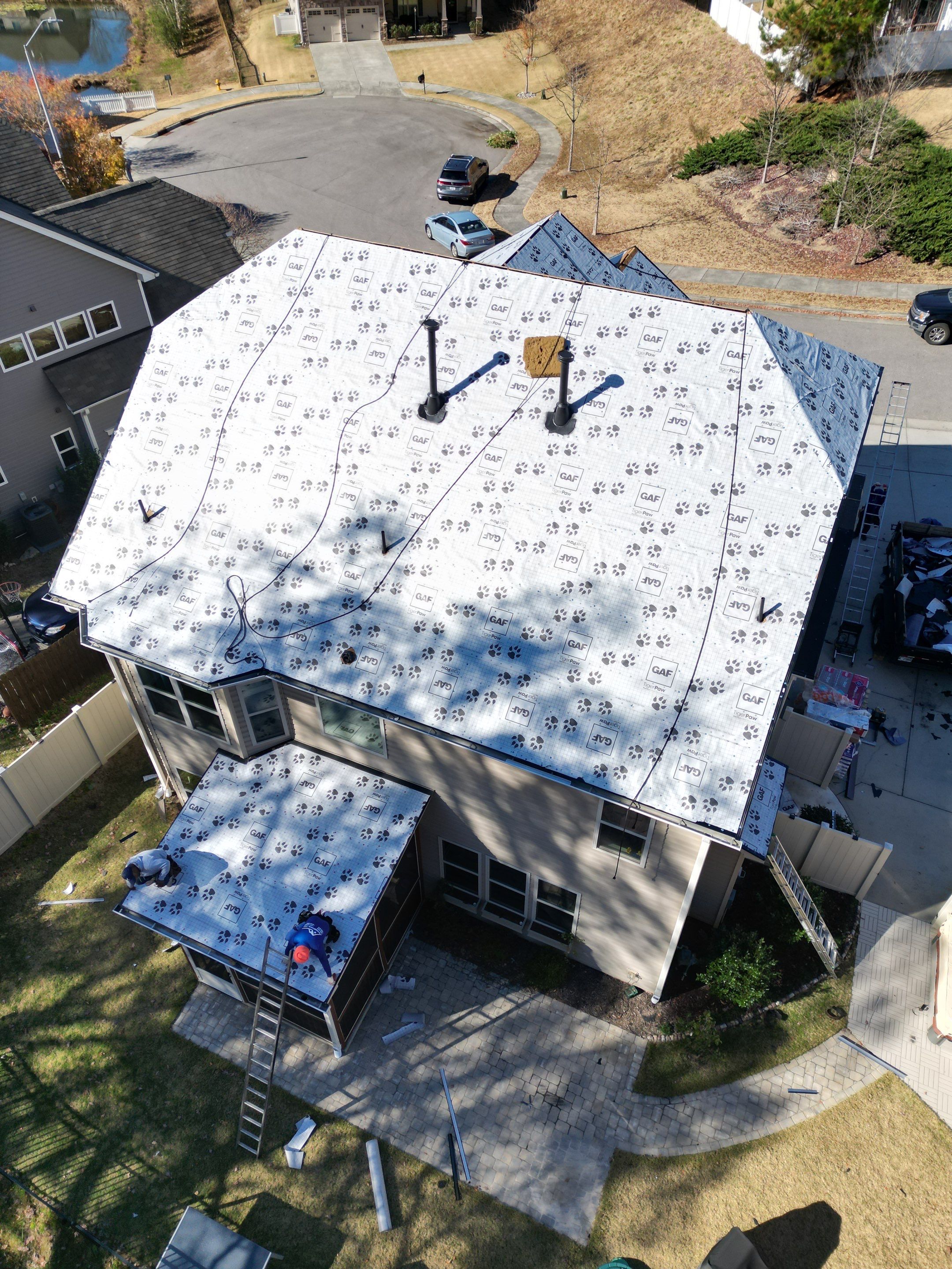 Roof Replacement - GAF Timberline HDZ Weathered Wood  by Pro Performance Roofing