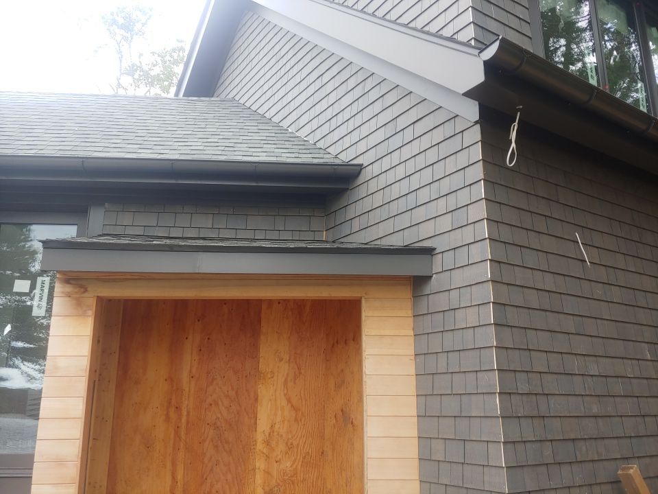 Gutter Installation using Half Round Aluminum Gutter in Brewster, MA by Gutter Pro Enterprises
