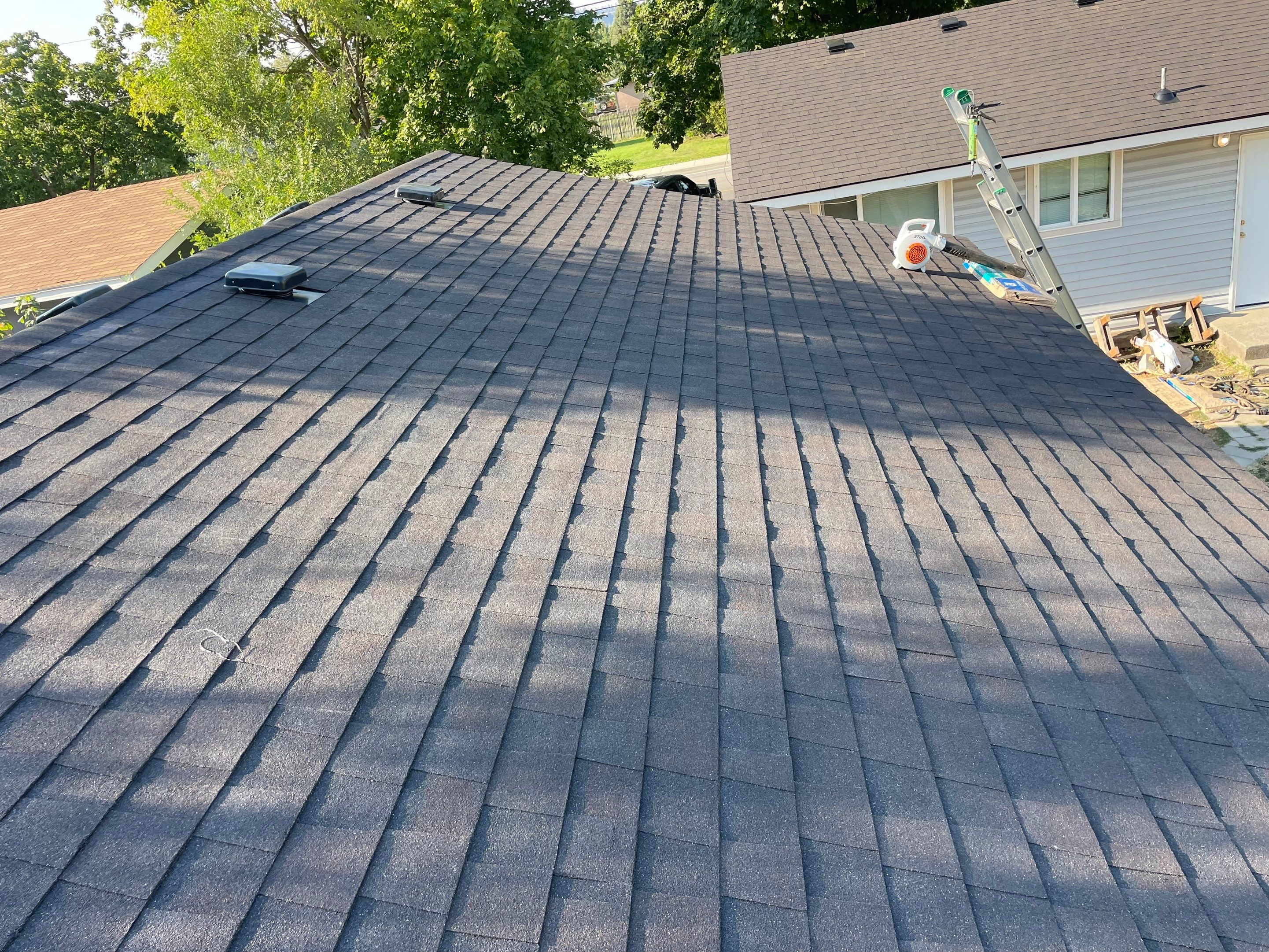 Residential Roof Replacement in Spokane Valley Featuring Landmark Shingles by Alpine Roofing