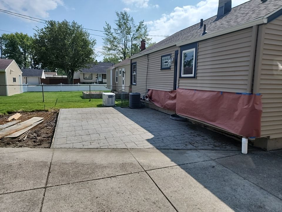 Stamped Concrete by Ivy Lea Construction