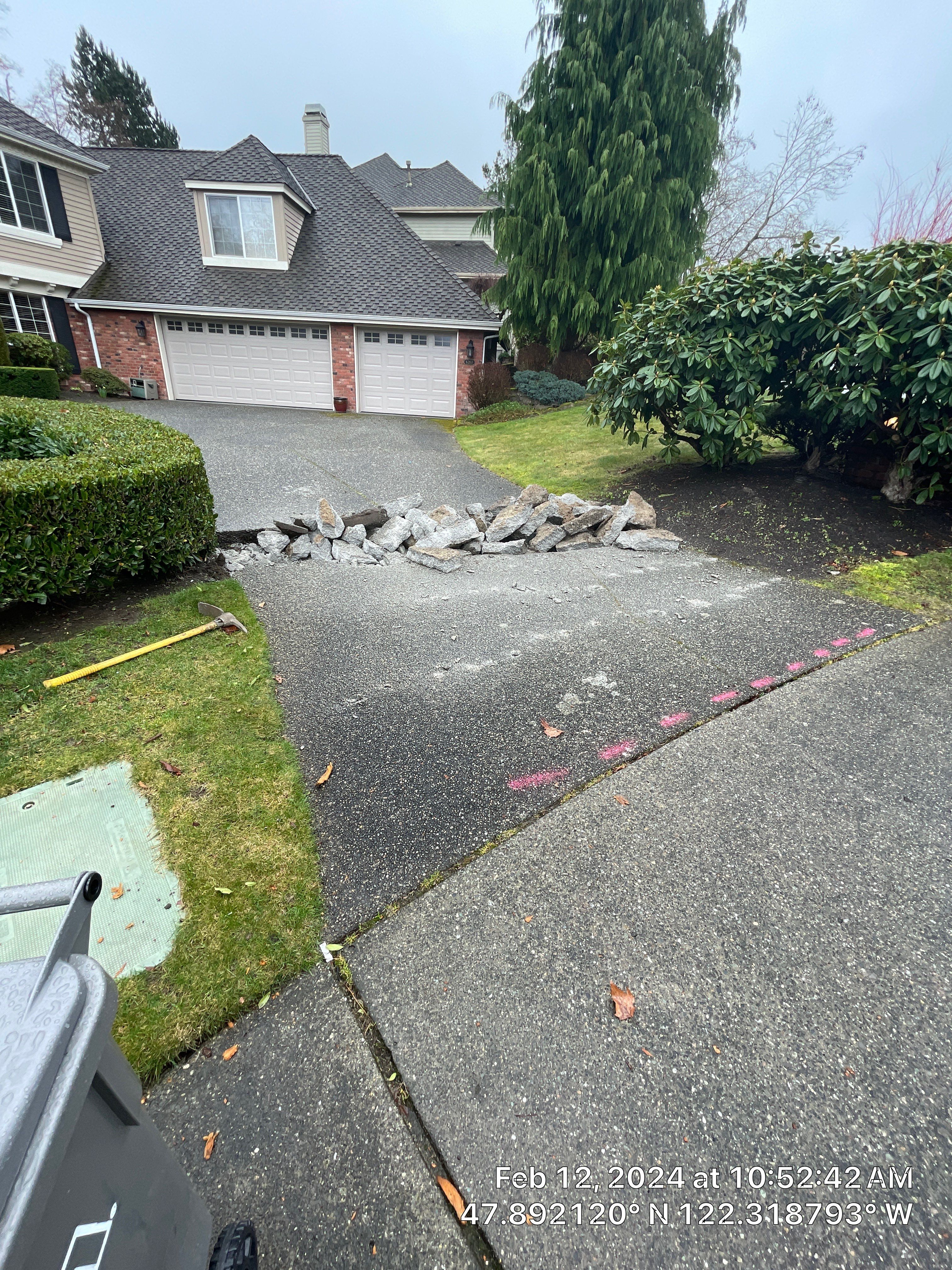 Concrete Driveway Patch Repair & Sealer | Mukilteo  by Jireh Asphalt & Concrete Inc 
