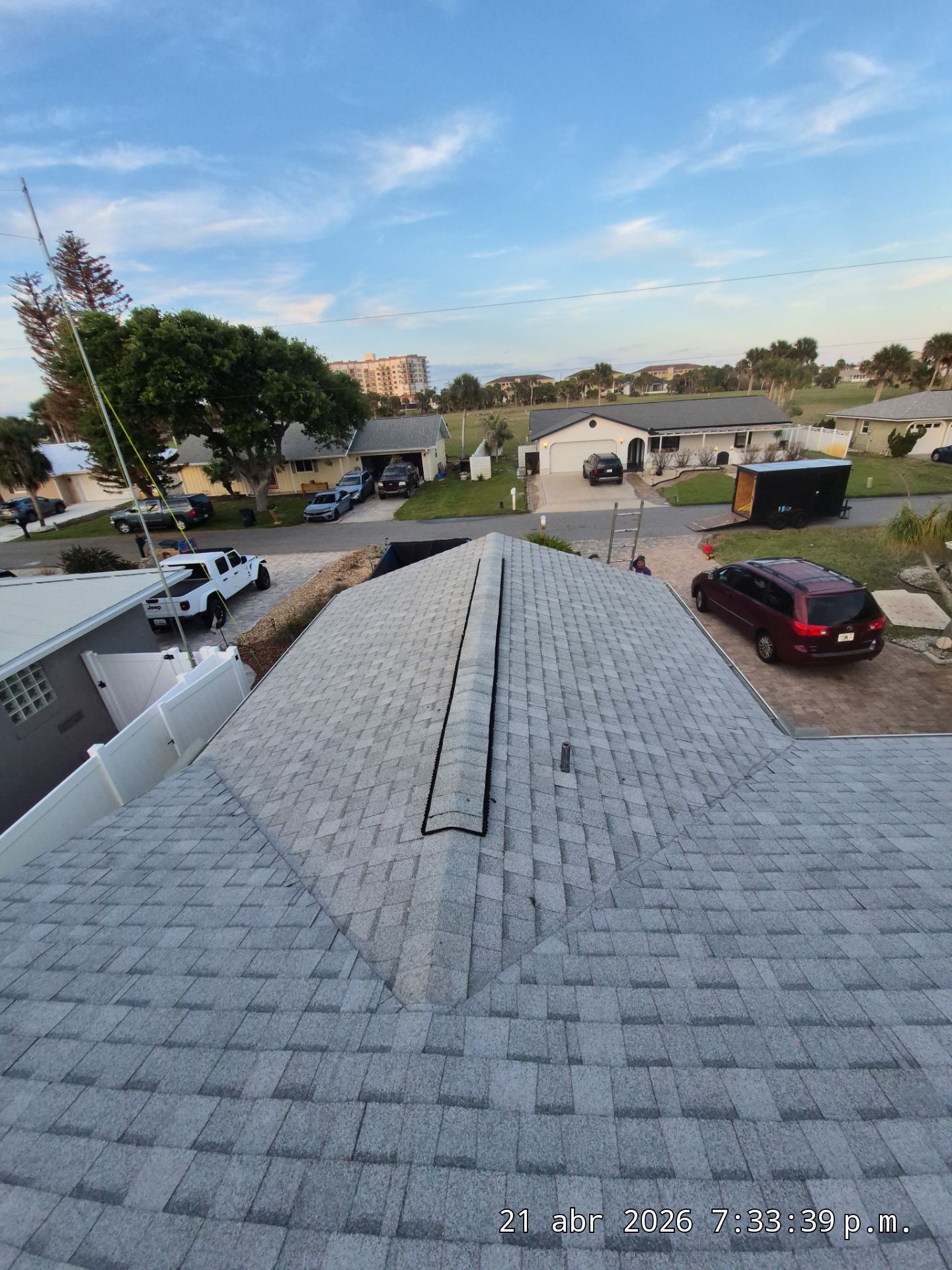 Shingle Reroof Replacement Flagler Beach FL by Pinnacle Roofing Group