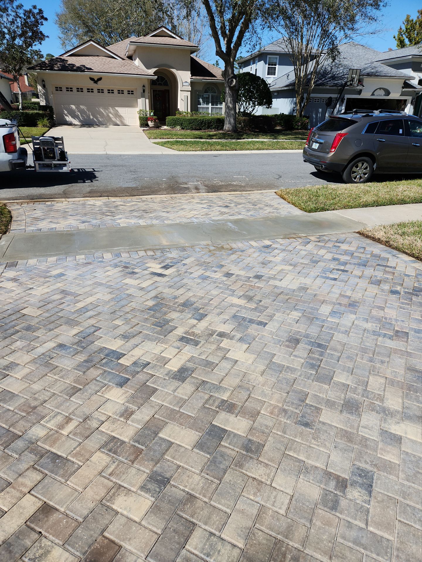 Pavers using Concrete Sealant by DuraSeal