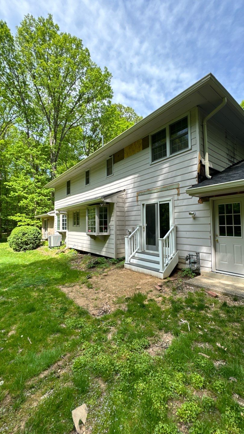 Great Falls: Siding Replacement with James Hardie Statement Beaded Plank in Cobblestone by RM Banning, Inc.