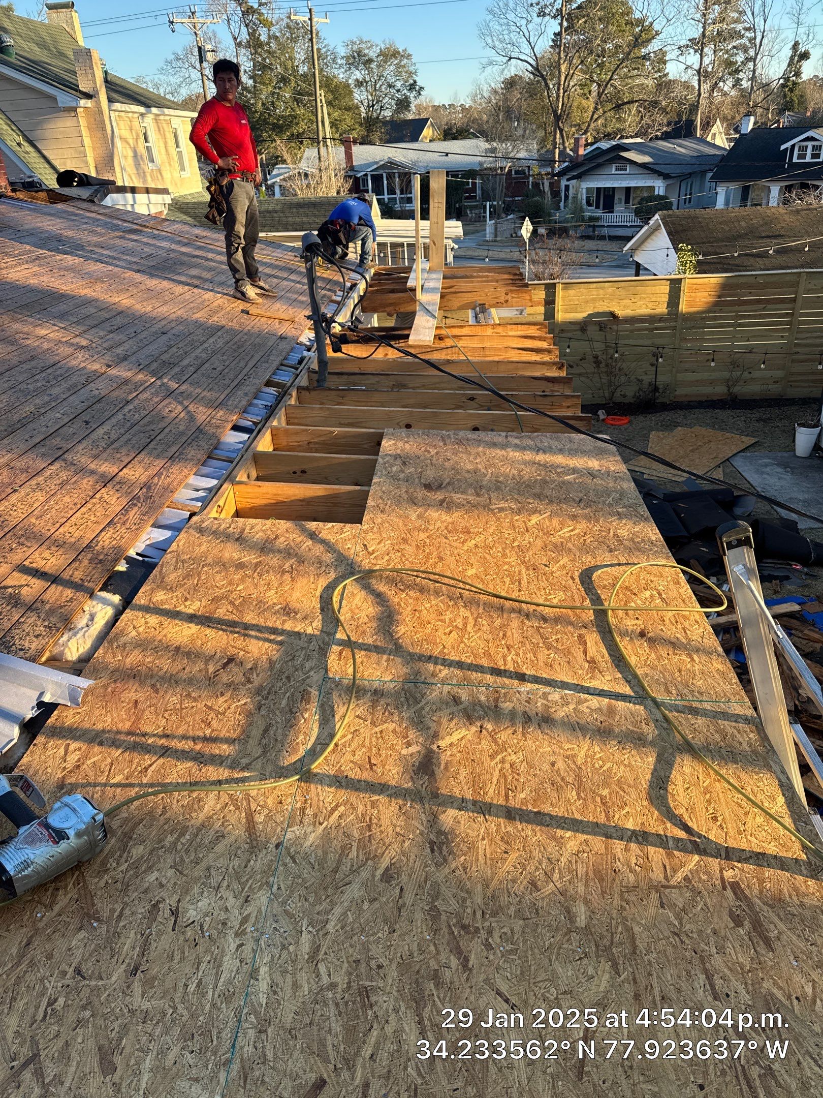Low Slope Flat Roof Repair in Forest Hills, Wilmington NC by RGR Construction and Roofing, LLC
