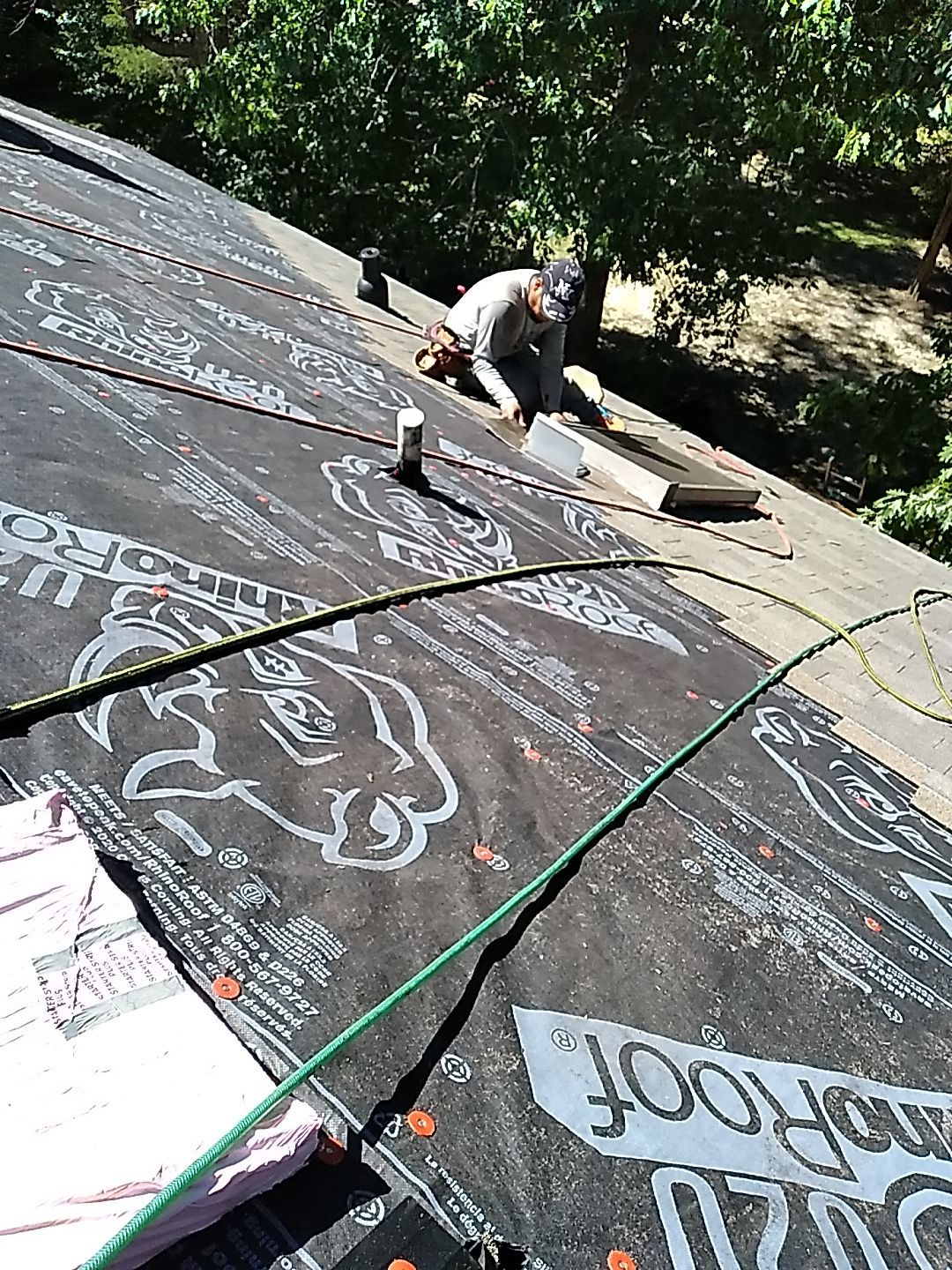 Residential Roofing Installation using Ashphalt Shingles by Indigo State Roofing