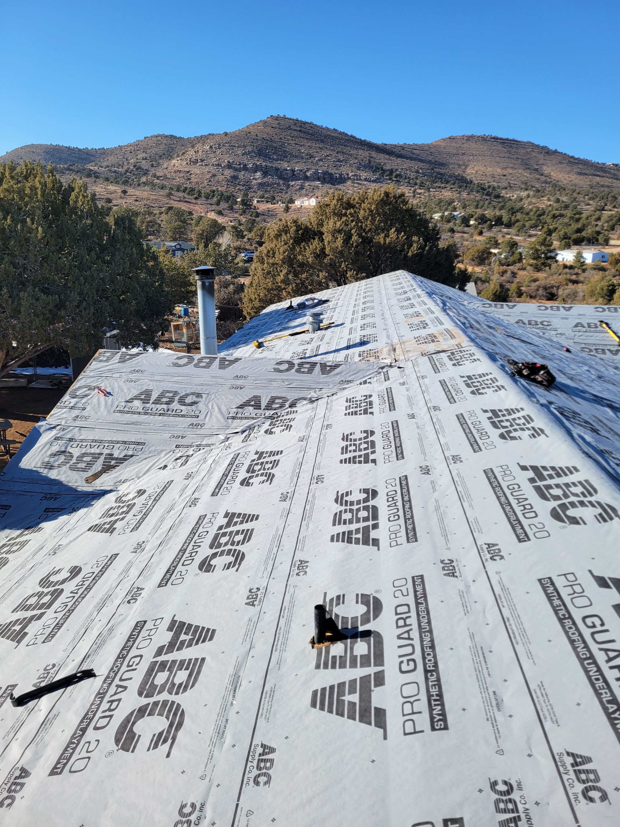 Reroof in Chino Valley by Badger Roofing