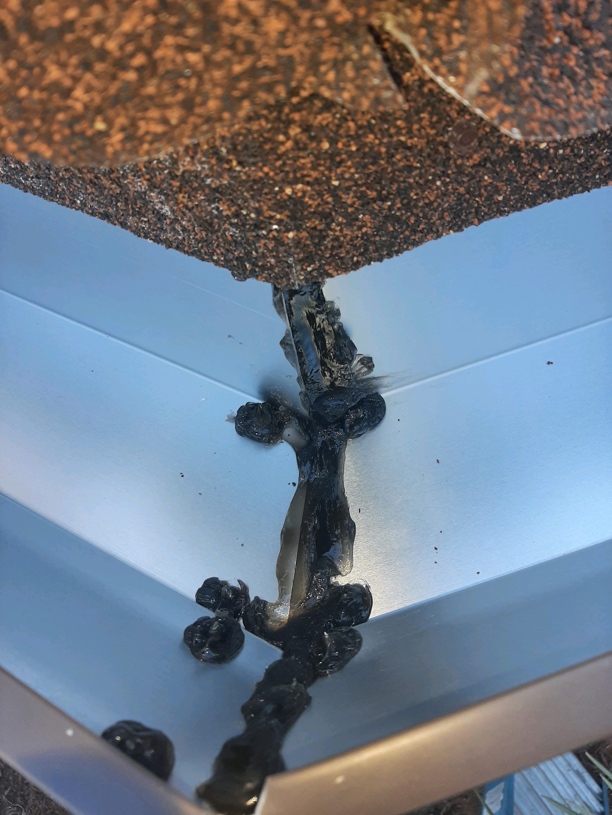 Gutter Installation using Royal Brown K-Style Gutters by Gutter Professors