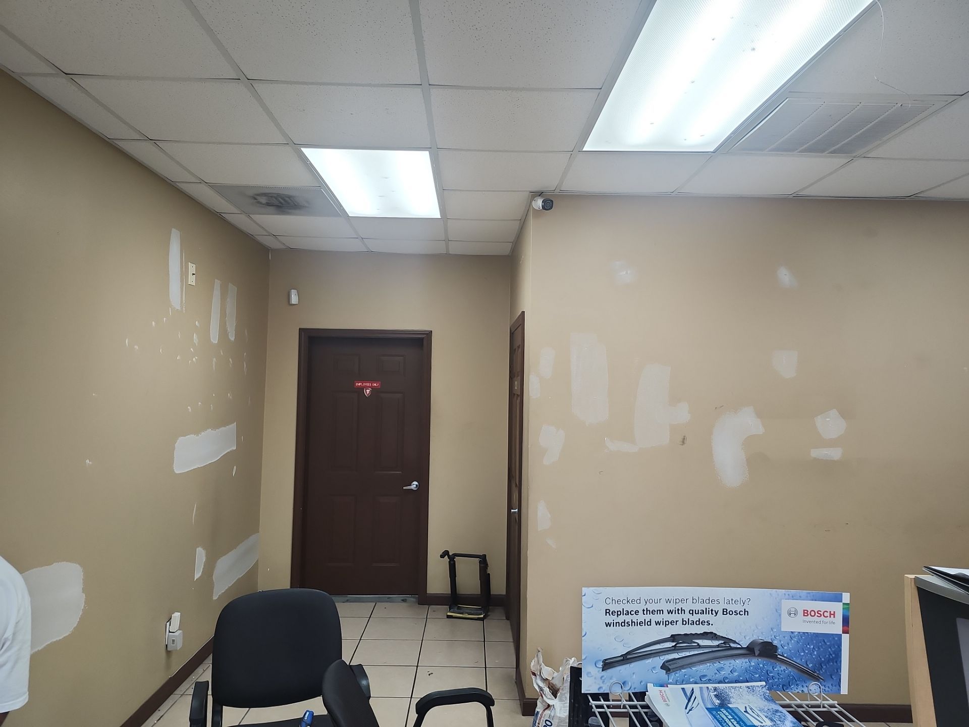 Interior Painting - Tire Shop by Fresh Coat Painters of NW Houston