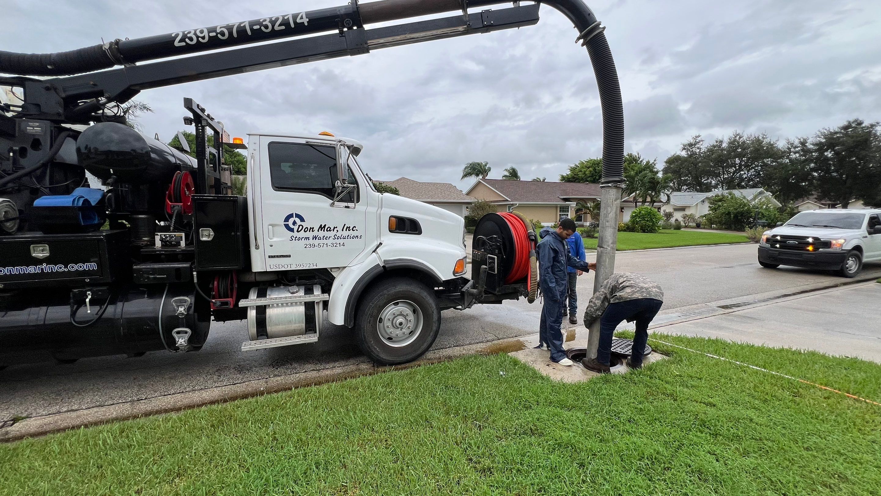 Naples Community Stormwater Blockage by Don Mar, Inc. Storm Water Solutions