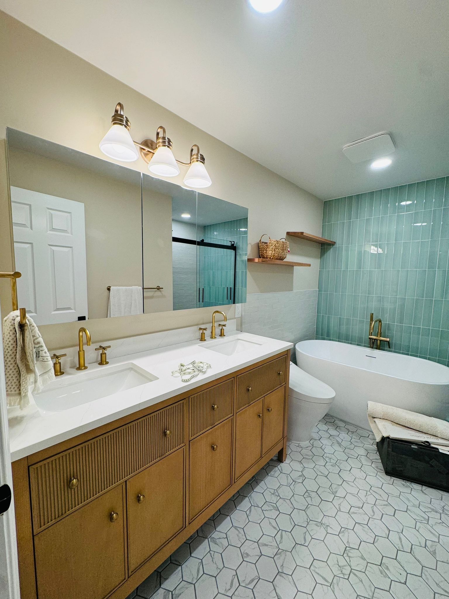 Bathroom Remodel using Tile by Home Concepts Construction