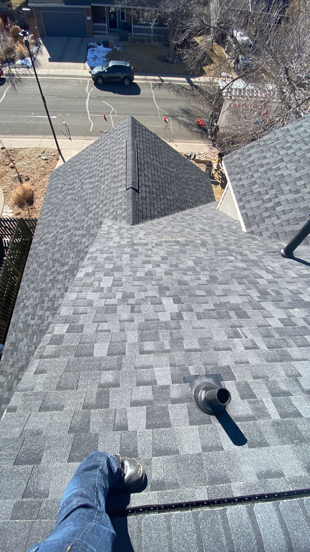 Resdiental Hail Damage Roof Replacement using Certainteed Northgate by Black Belt Roofing