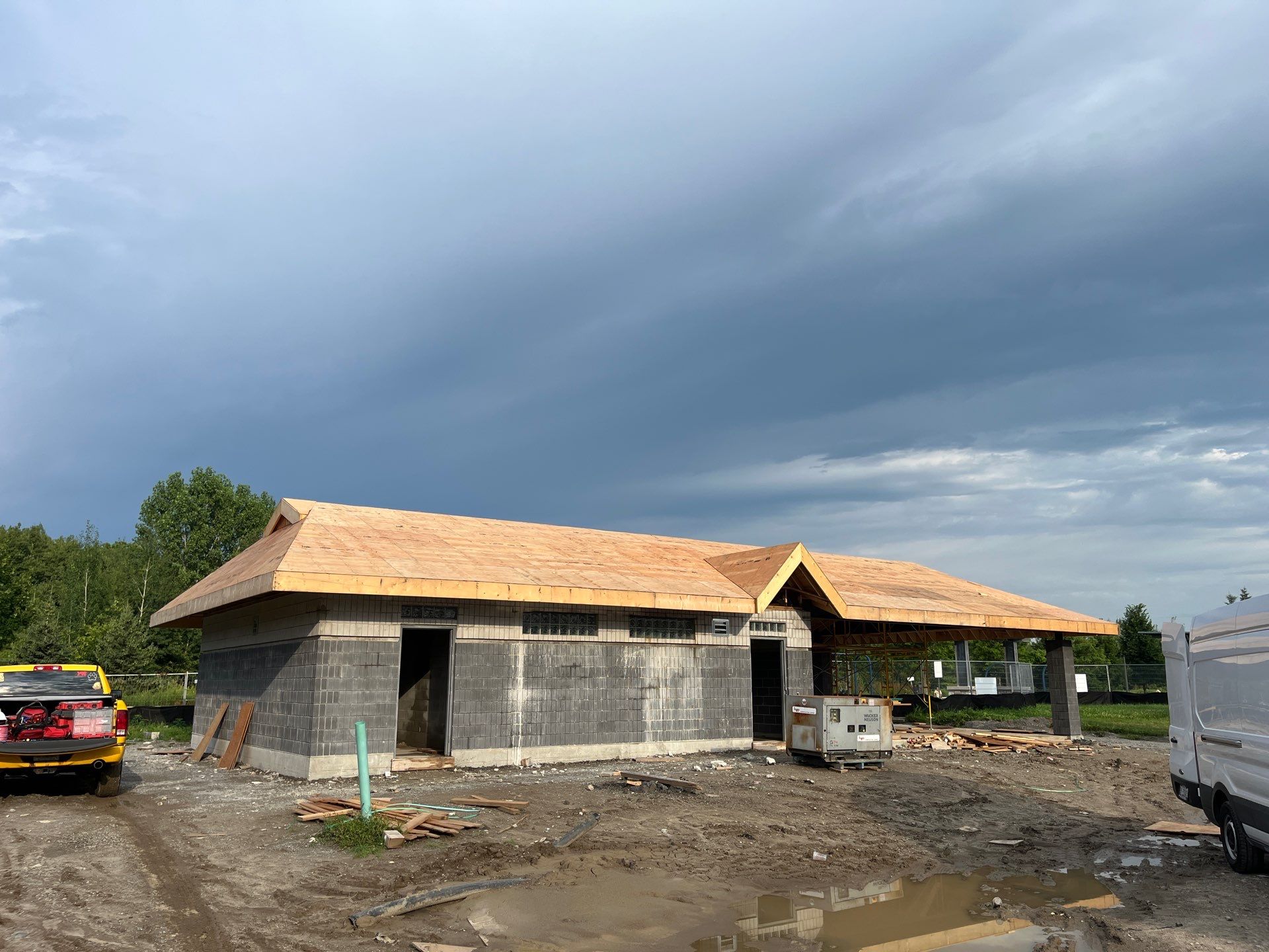 Commercial Roofing Installation using Gaf Timberline Shingles  by Jay Carter Roofing & Sheet Metal