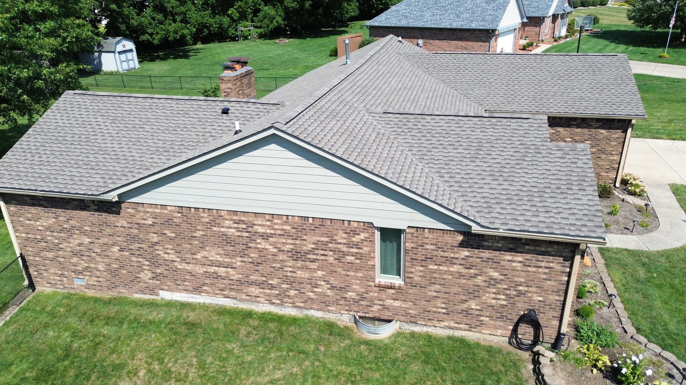 Project in Greenwood by Moss Roofing