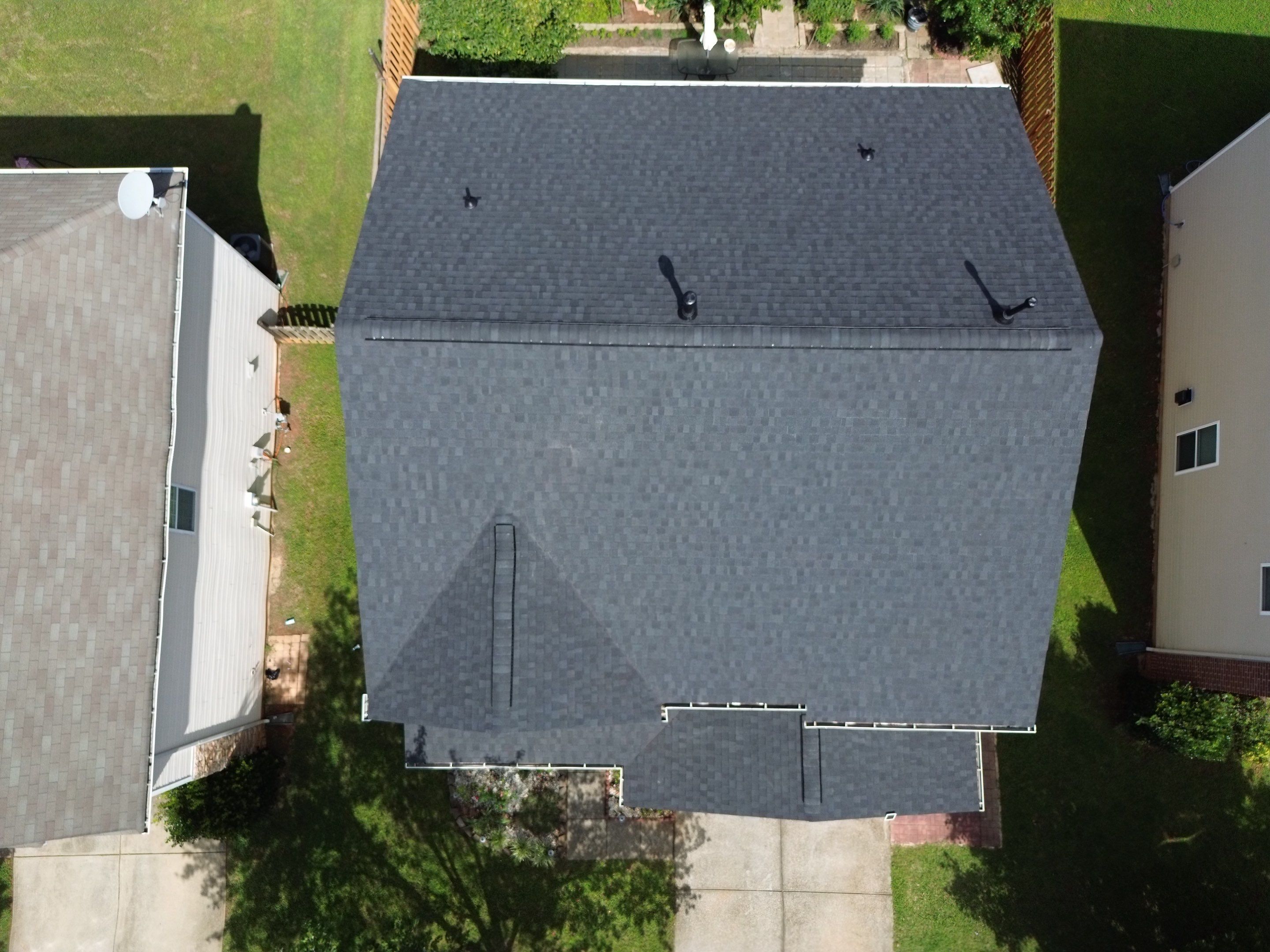 Roof replacement and interior repair by hail and wind damage by Just Brilliant Restoration JBR