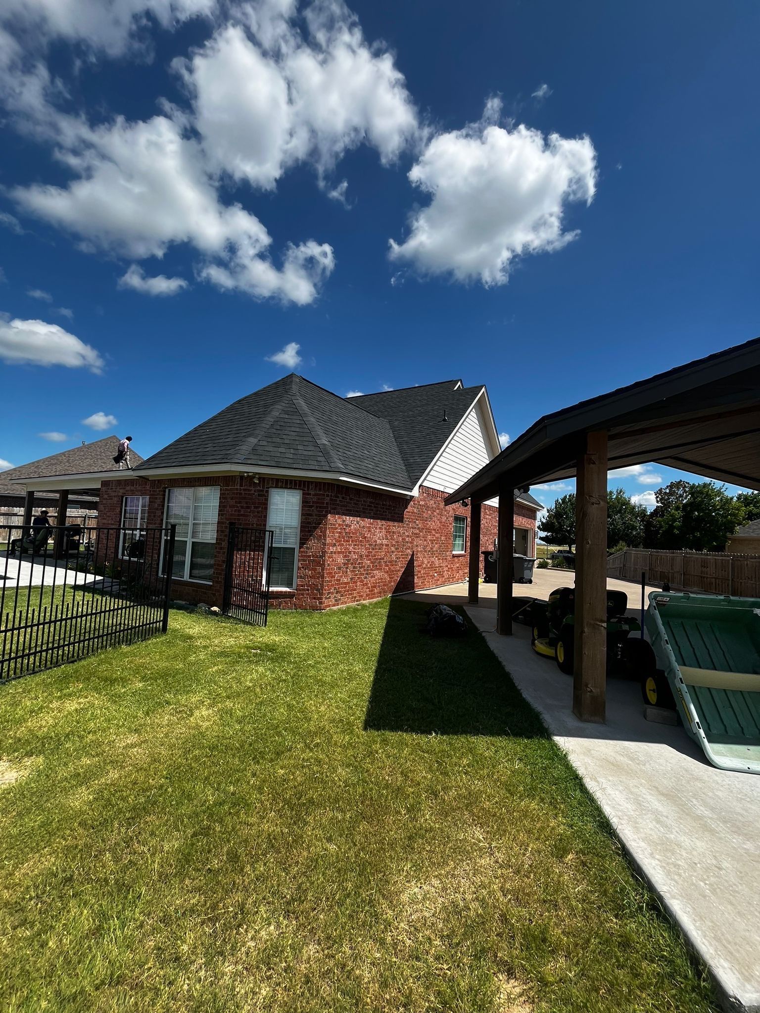 Project in Cleburne by Lonestar Roofing and Restoration LLC.