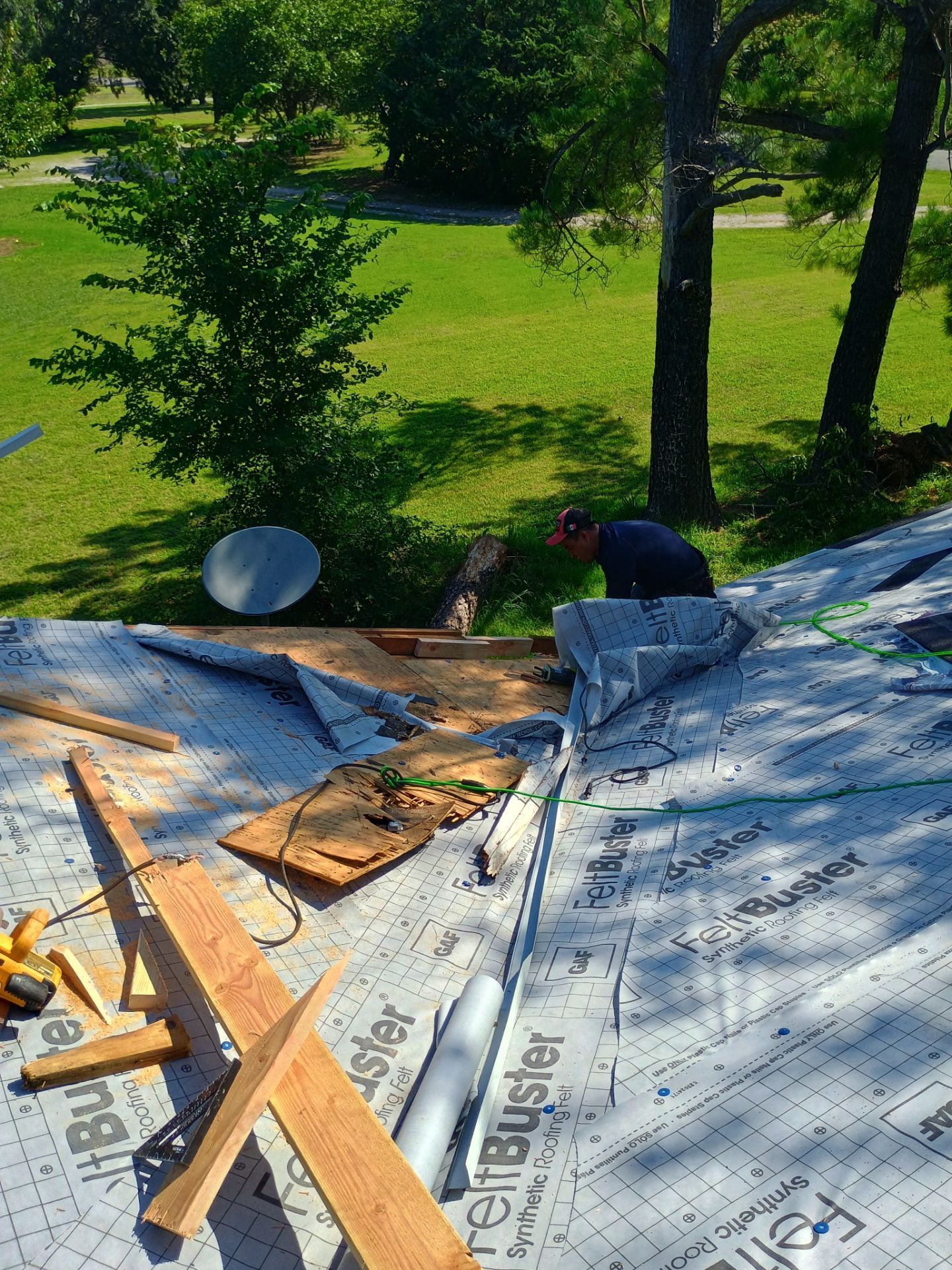 Storm Damage Restoration and Complete Roof Replacement in Pauls Valley by BANA Roofing and Solar Supply