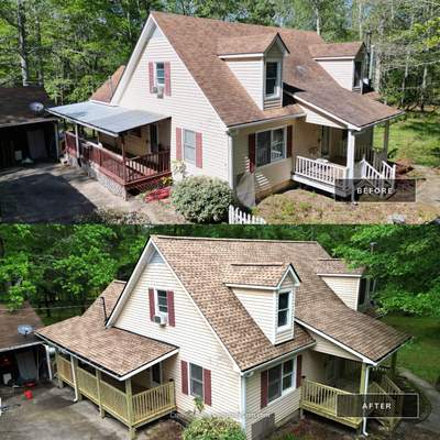 Roof Replacement and cover porch 
