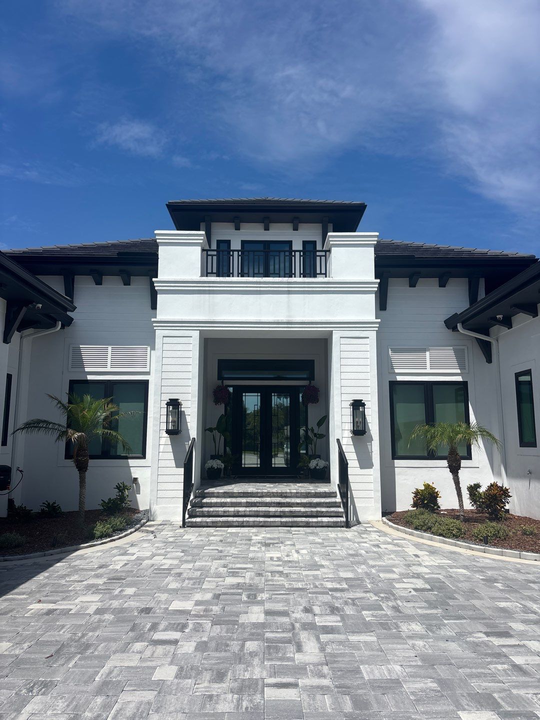 Decorative Bahama Shutter (Matte Black) by Smart Guard Shutters