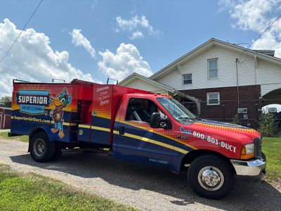 Air Duct Cleaning With a Vacuum Truck in Enon Valley, PA