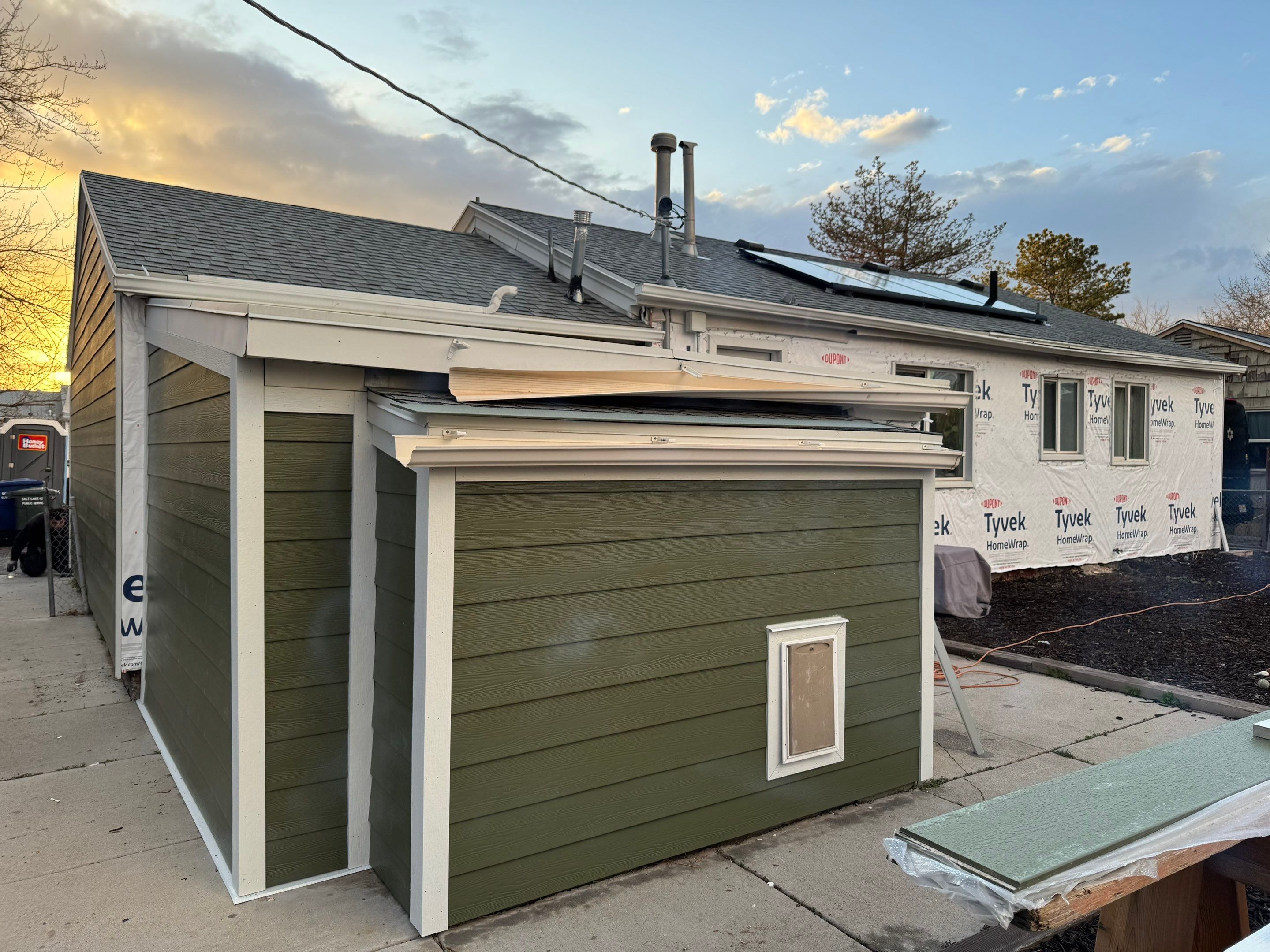 Salt Lake Area | Hardie Multi-Texture Upgrade | Arctic White Trim by Ideal Siding Utah