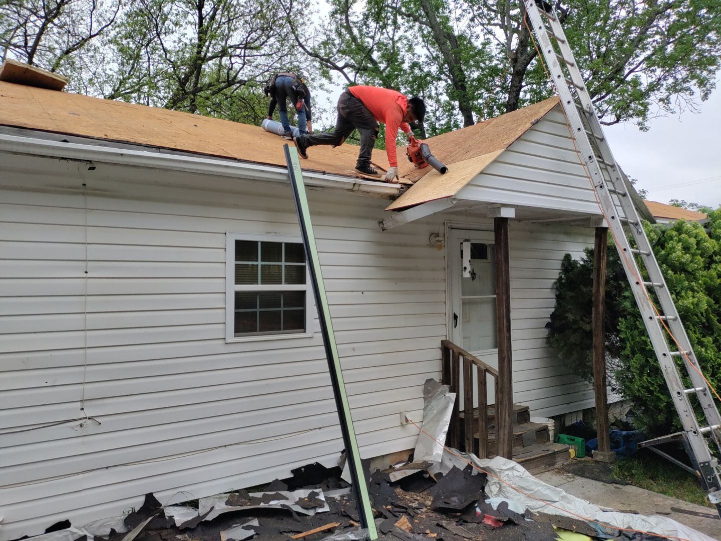 Residential Roofing Installation using Owens Corning by Inspector Roofing and Restoration