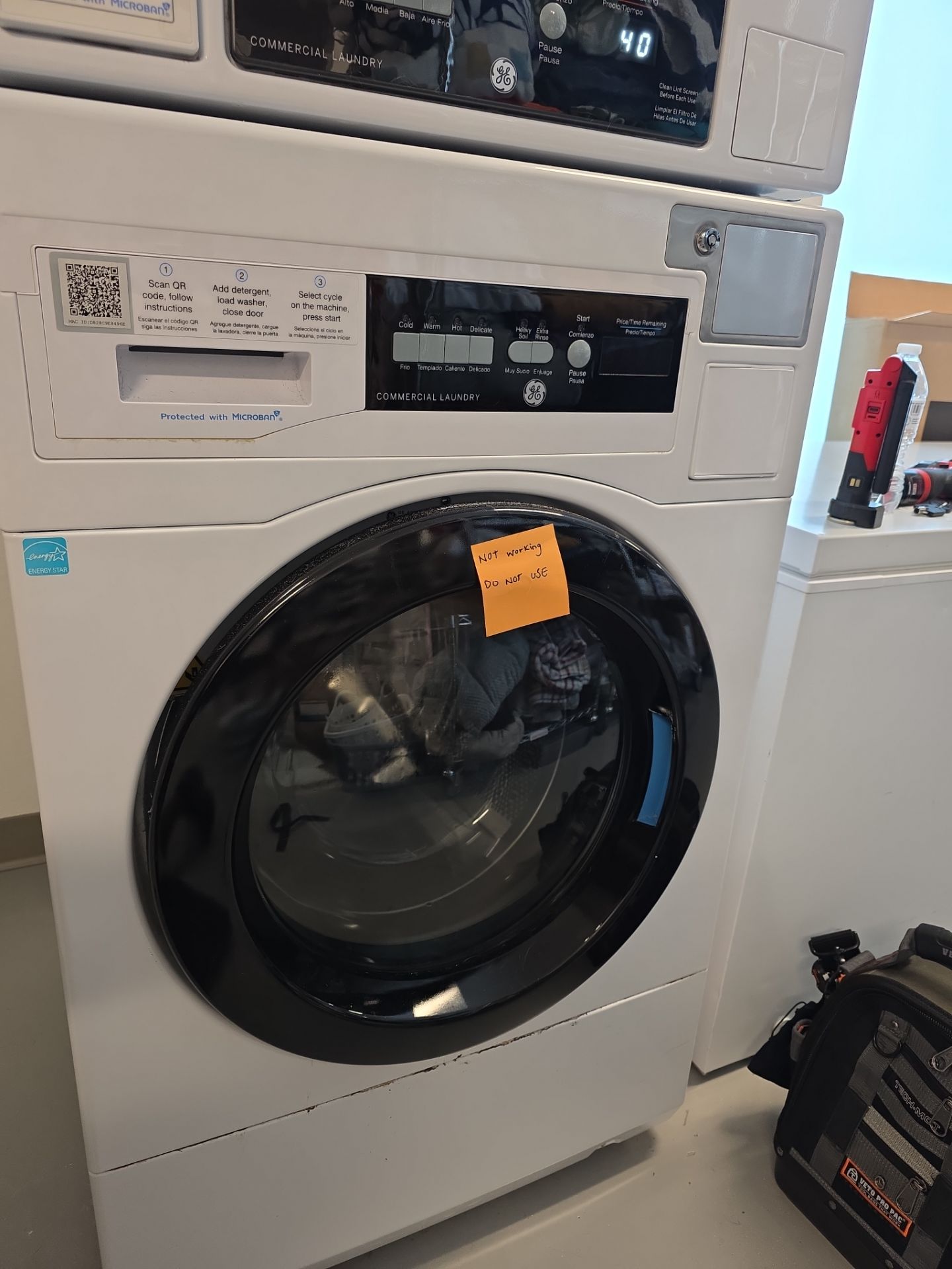 GE Commercial Washing Machine E1 Error Diagnostic in Winter Park by AMB-WORKS APPLIANCE REPAIR