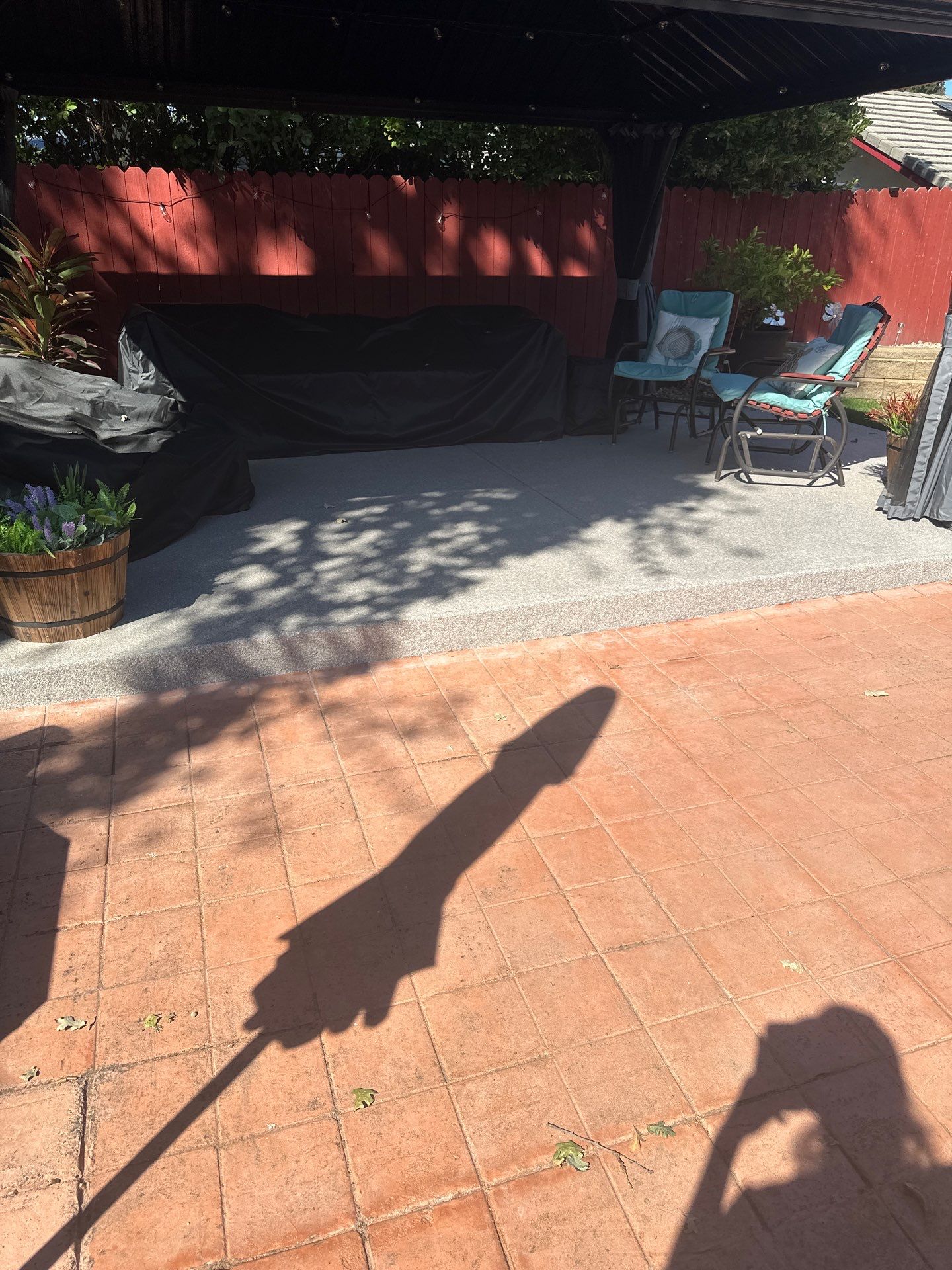 Custom Pumice Decorative Chip Porch Coating in Templeton by MGP Coatings
