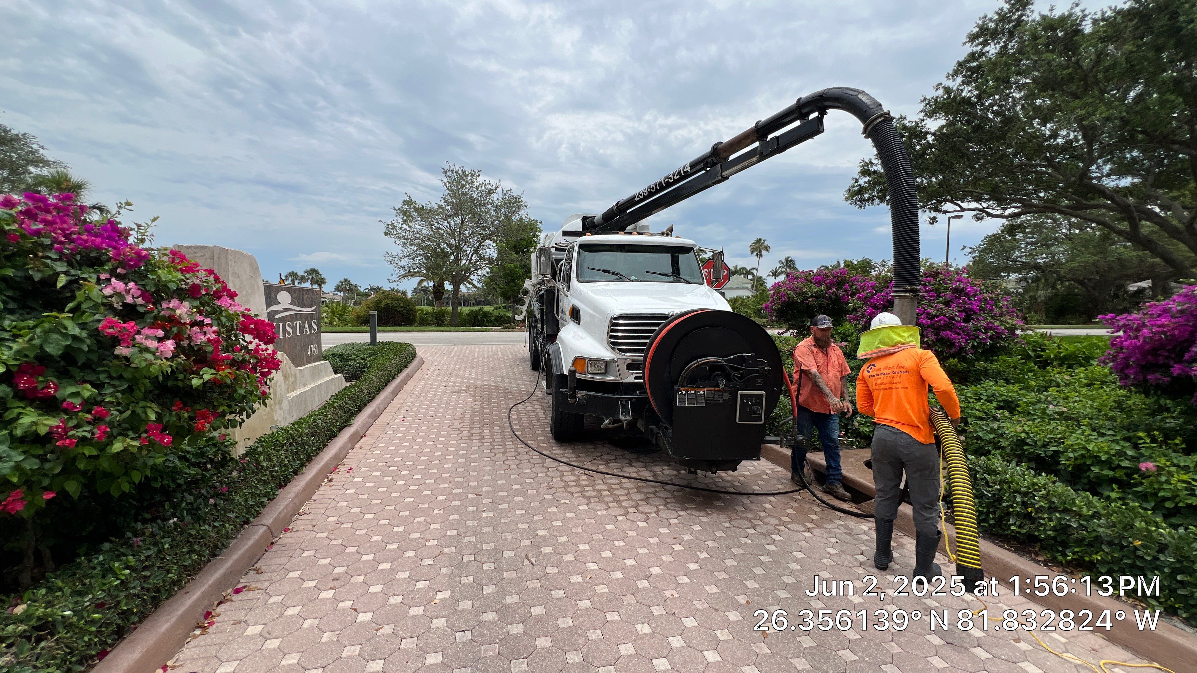 Bonita Bay Condo Stormwater System Cleaning by Don Mar, Inc. Storm Water Solutions