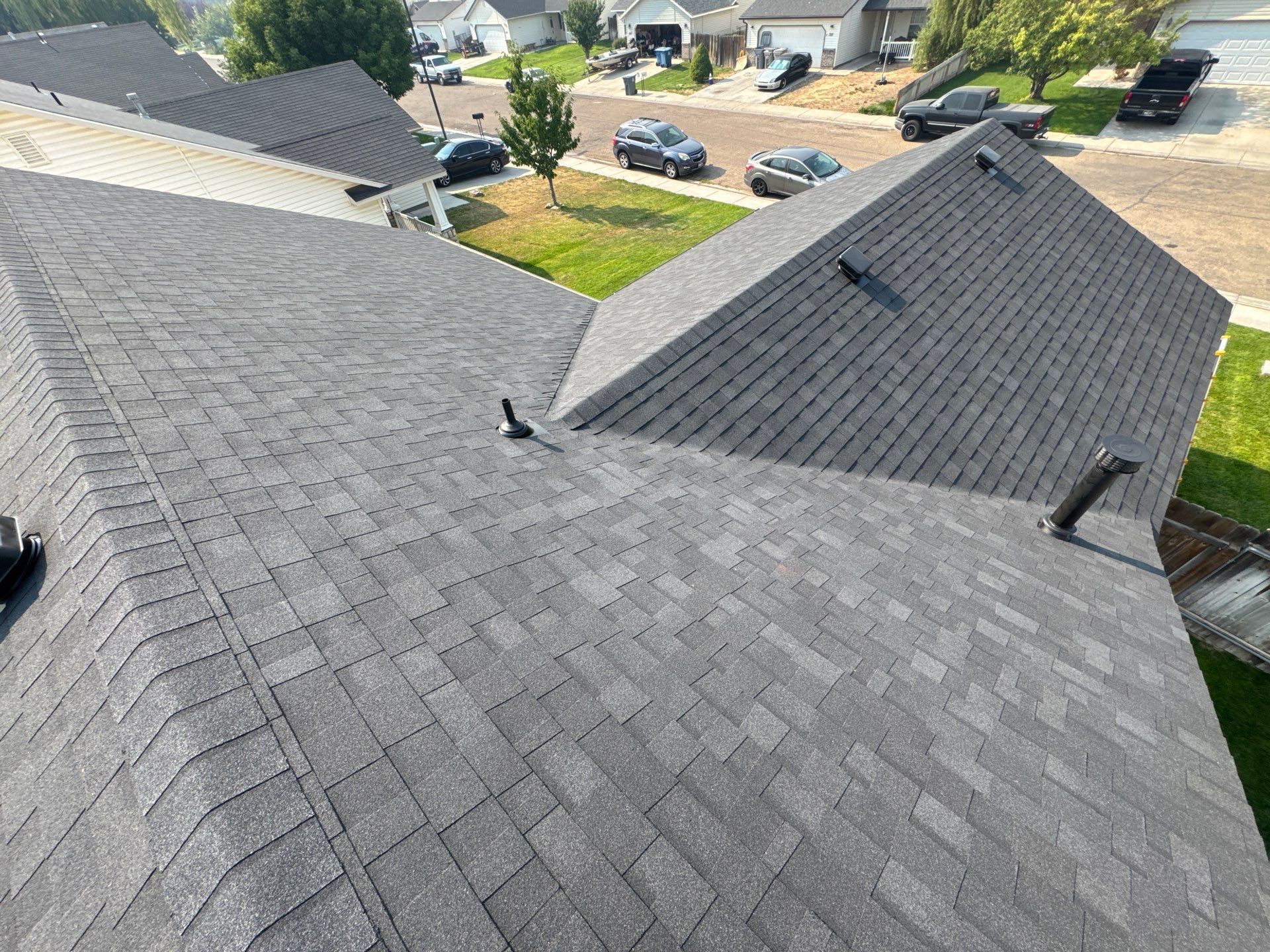 Residential Roof Replacement with Architectural Shingles in Caldwell by Olive Roofing