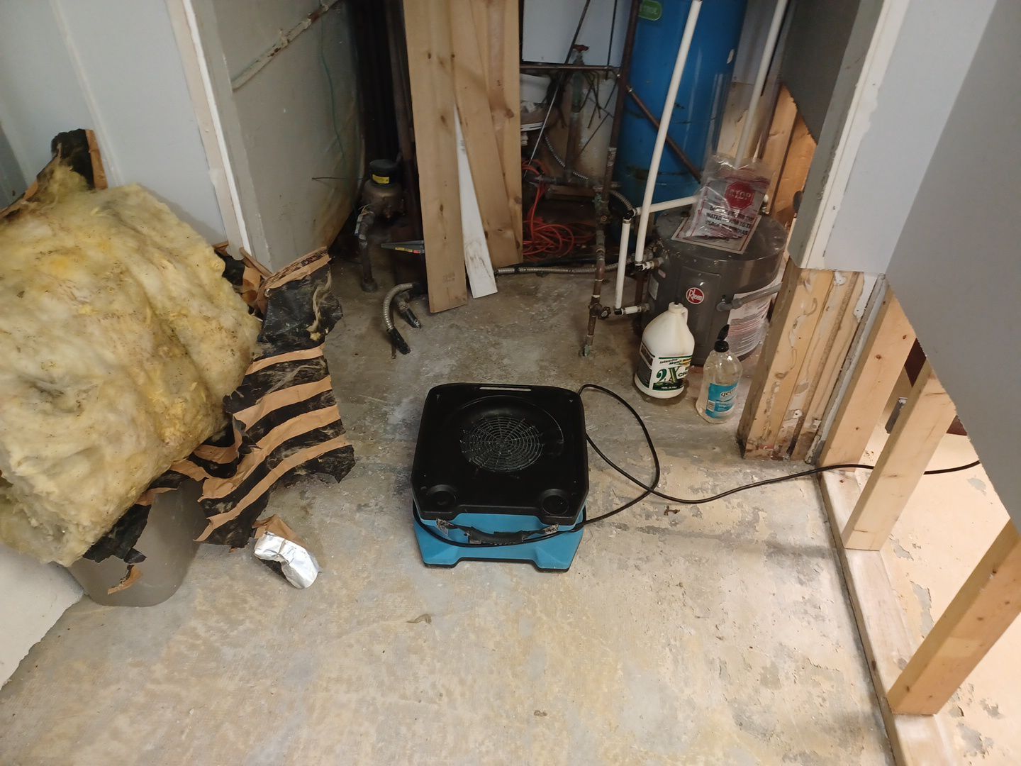 Project in Commerce Twp by EzDry Water Mitigation & Property Restoration