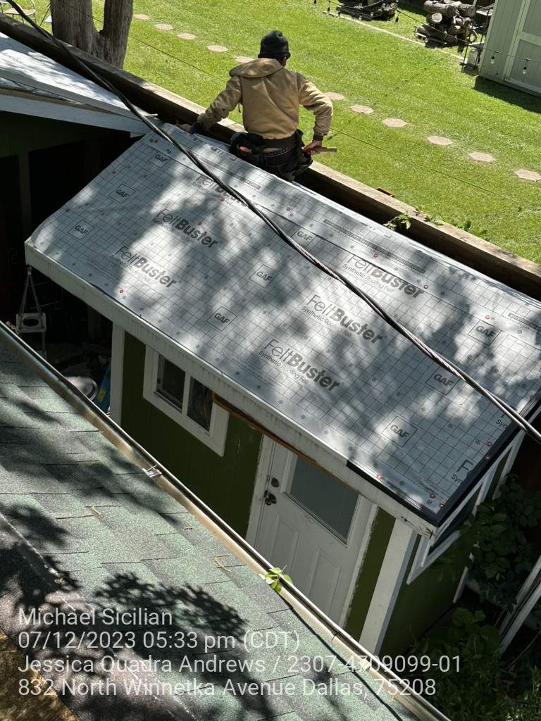 Project in Dallas by Zeus Exteriors