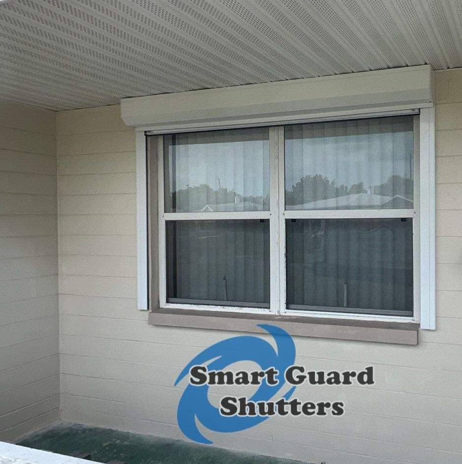 Rolling Shutters in White by Smart Guard Shutters