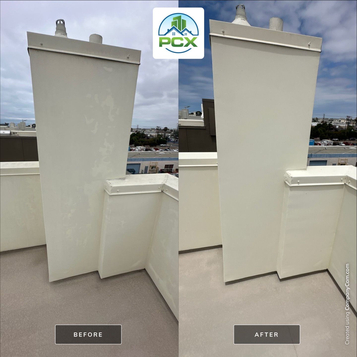 Rooftop lounge and house wash Newport Beach, CA by Property Cleaning Experts, LLC