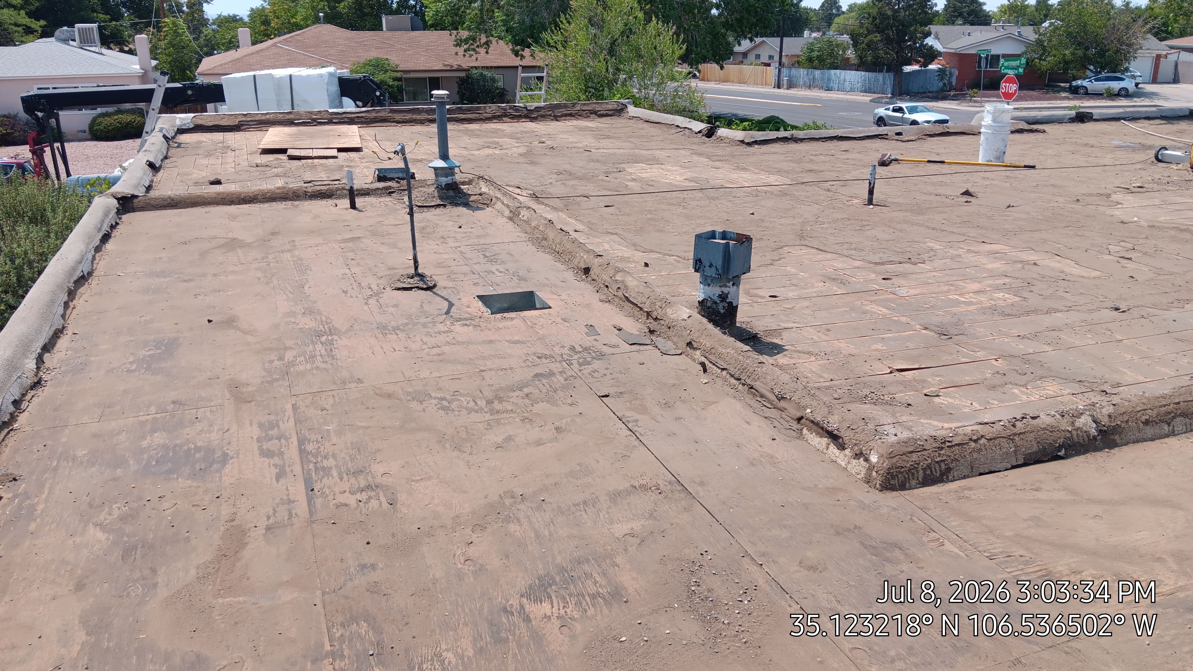 Albuquerque Tar and gravel replaced with Slope and TPO Membrane System by Doyle Roof Masters Inc