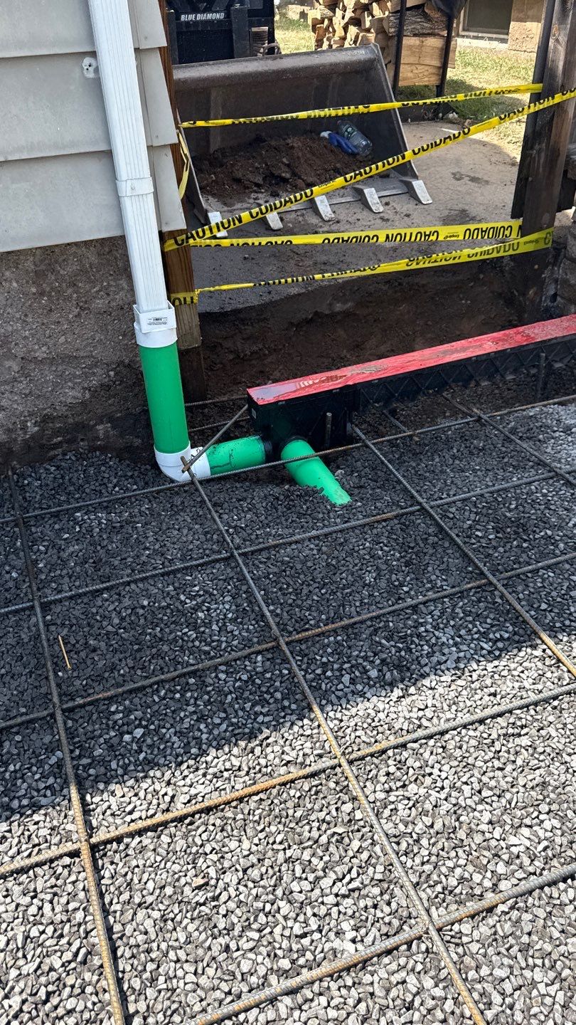 Broom Finish Patio  by NG Masonry & Construction LLC