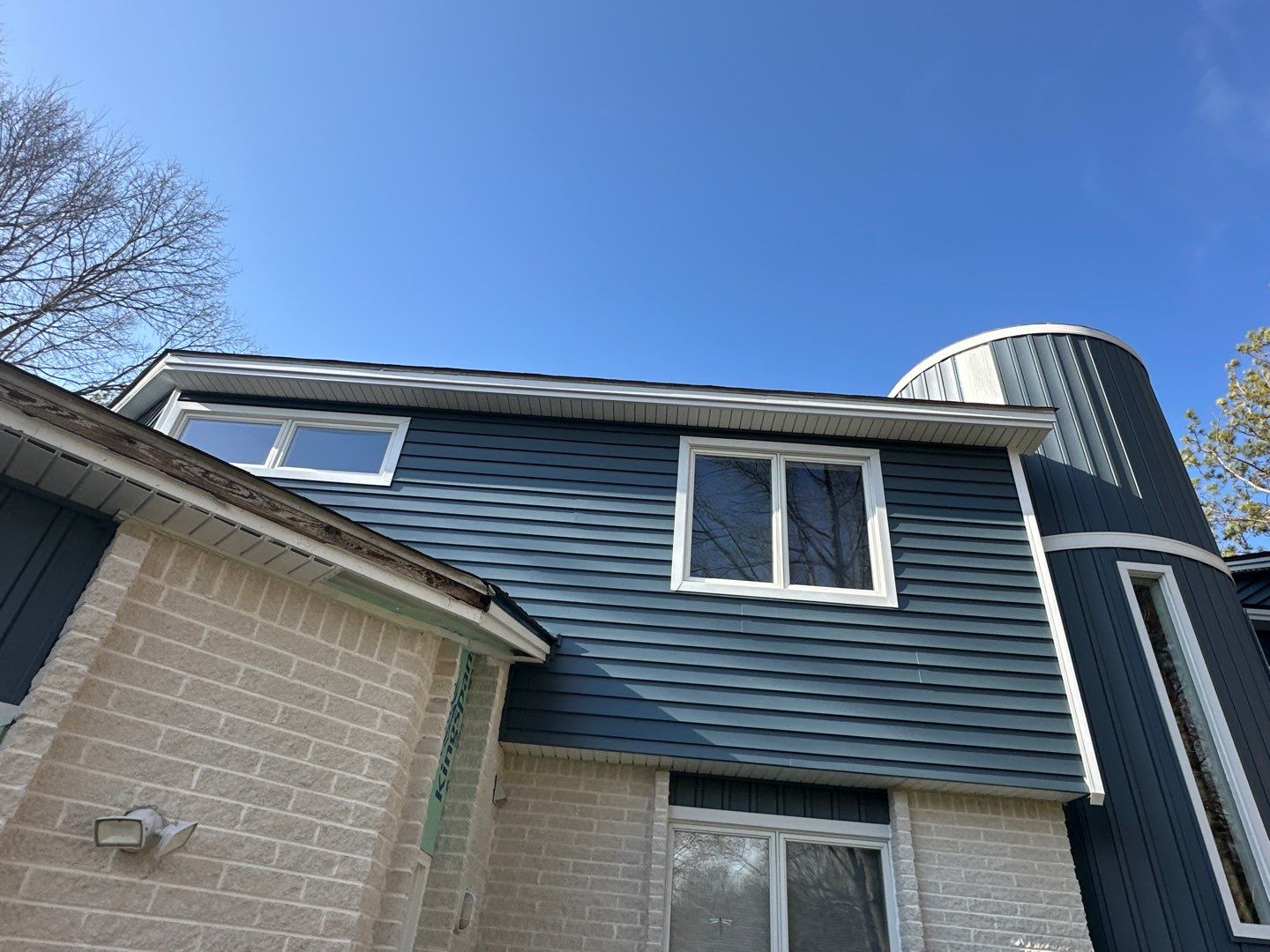 Siding Replacement using Certainteed Monogram D5 Pacific Blue by 180 Contractors