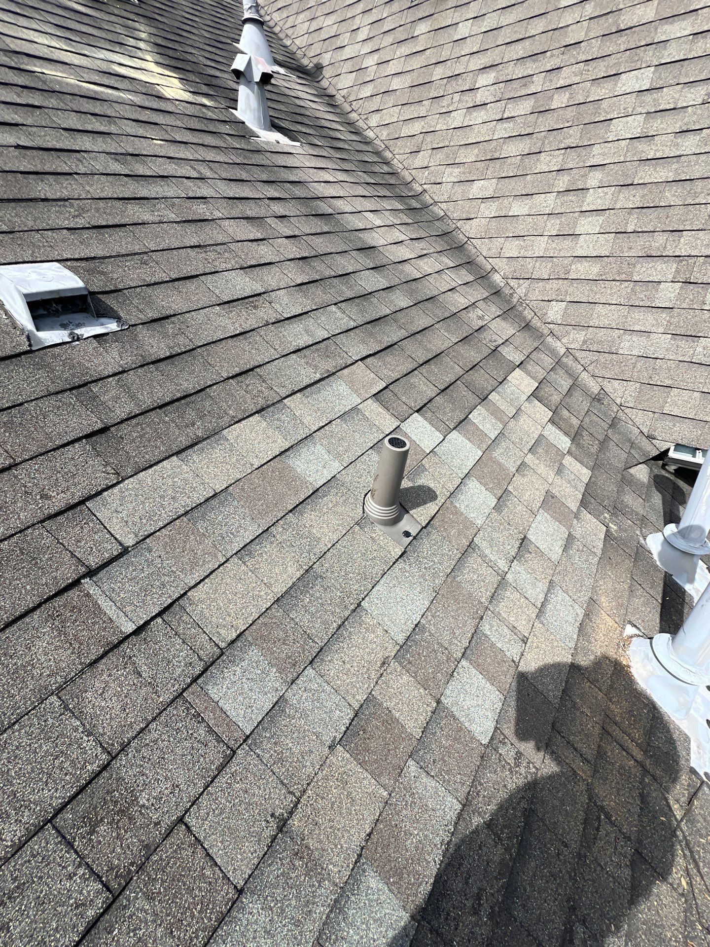 Hail Damage using Owen's Corning Duration (Lifetime) Shingles by Roof Repair Company
