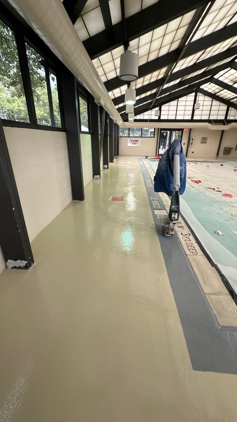 Hotel Pool Deck Project in Cranberry Township by Floors in a Day, Inc