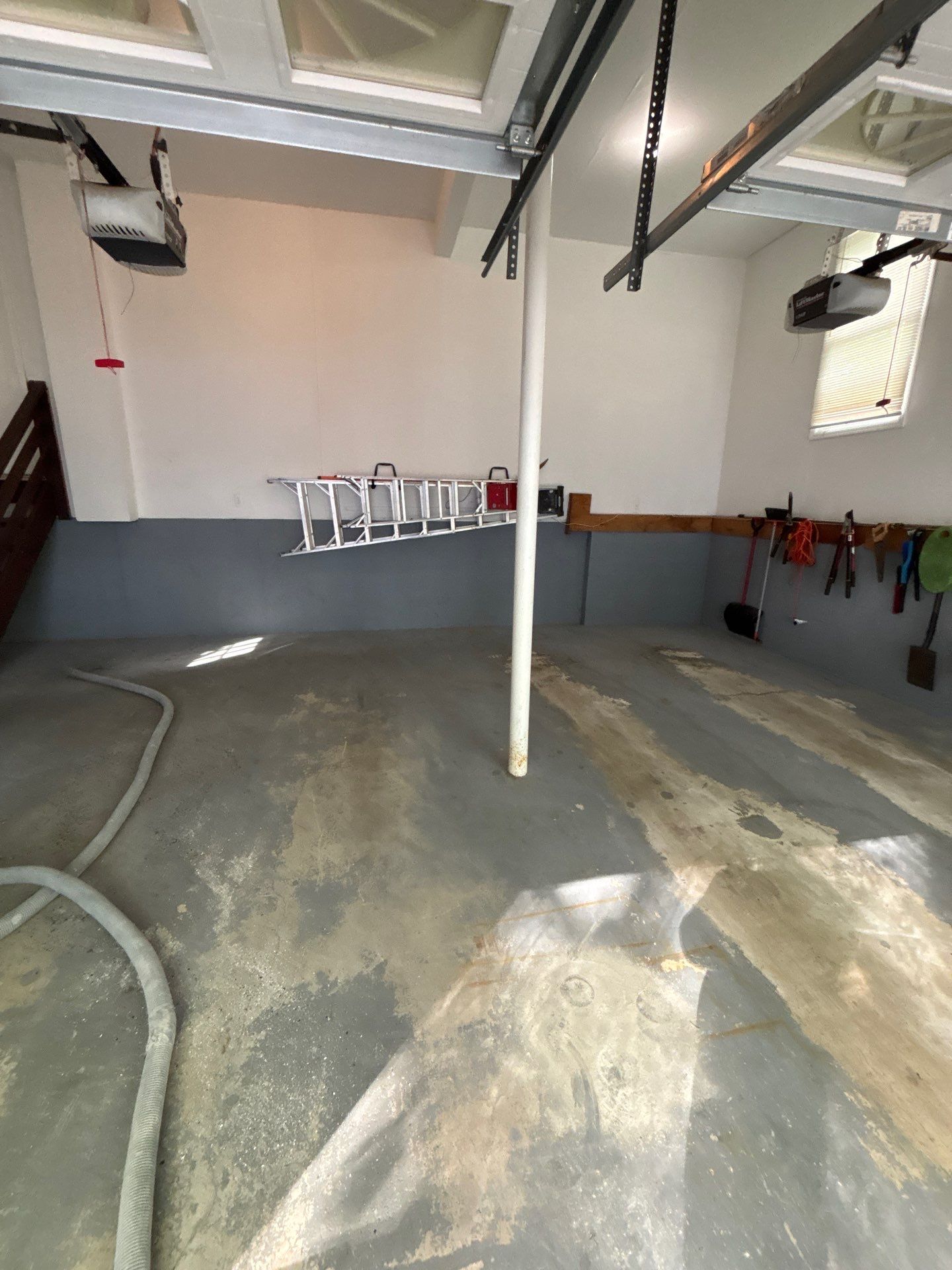 Travertine Polyurea Garage Floor Coating in Randolph, New Jersey by Spectrum Painting, LLC